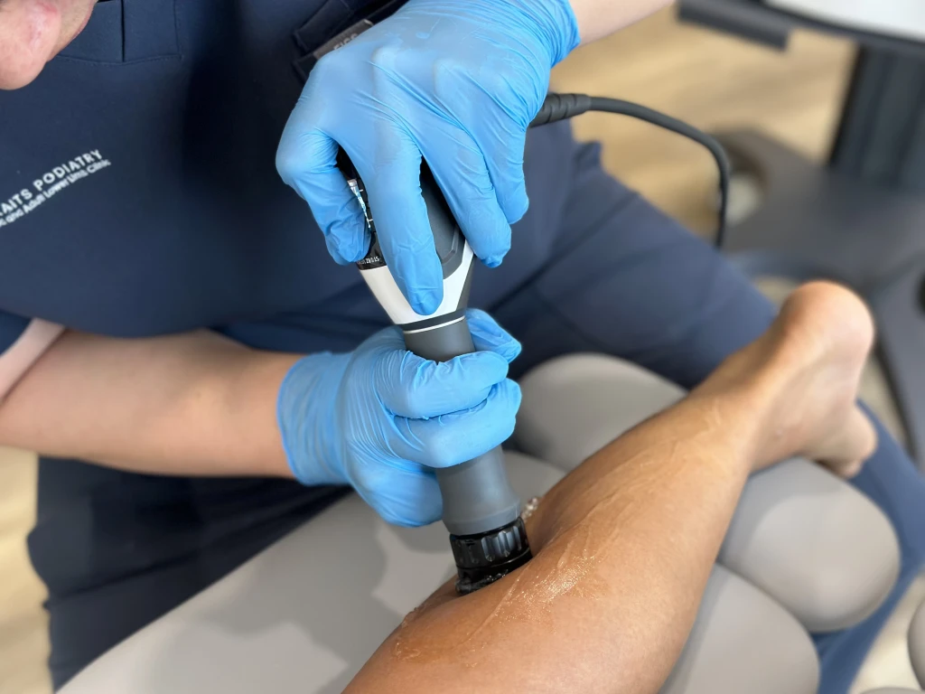 Podiatry treatment approach for Calf Strain, including assessment and a tailored care plan