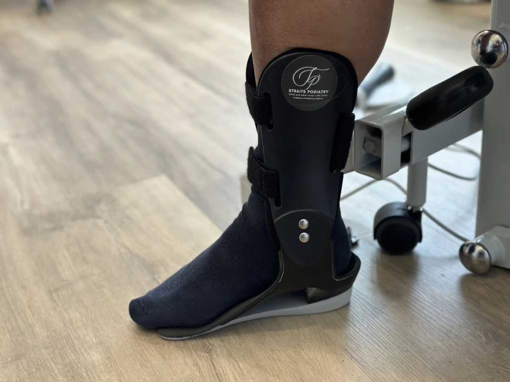 Podiatry treatment approach for Foot Drop, including assessment and a tailored care plan