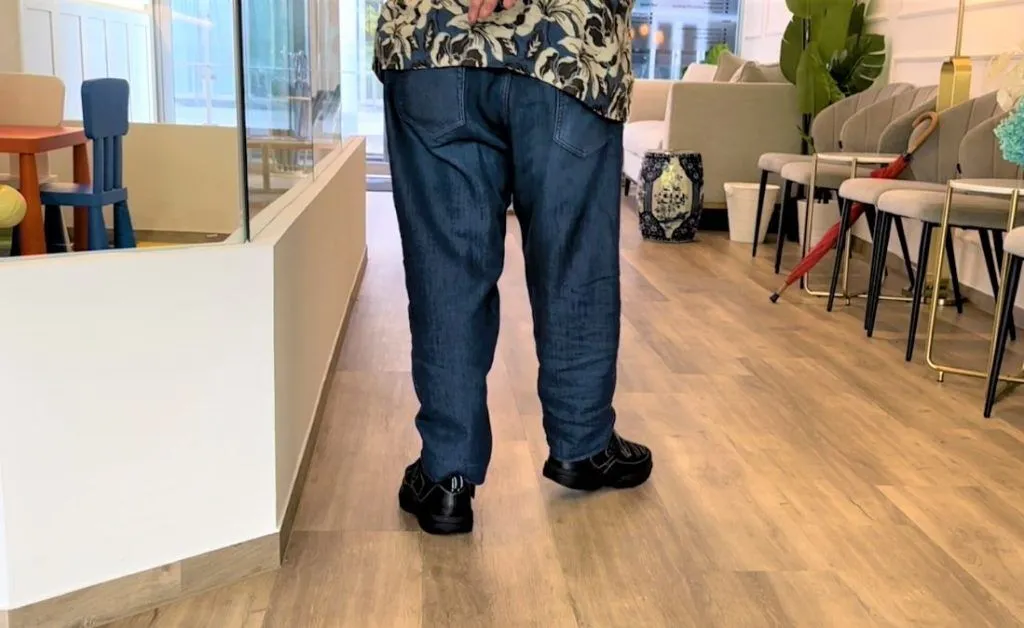 患有足下垂综合征的患者