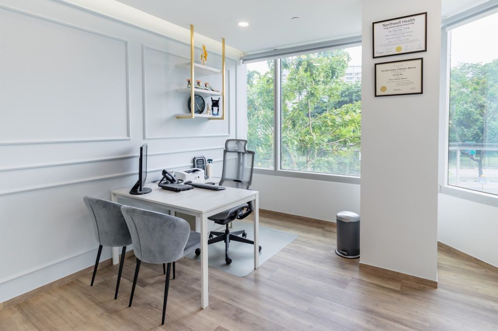 Straits Podiatry consult room at Buona Vista