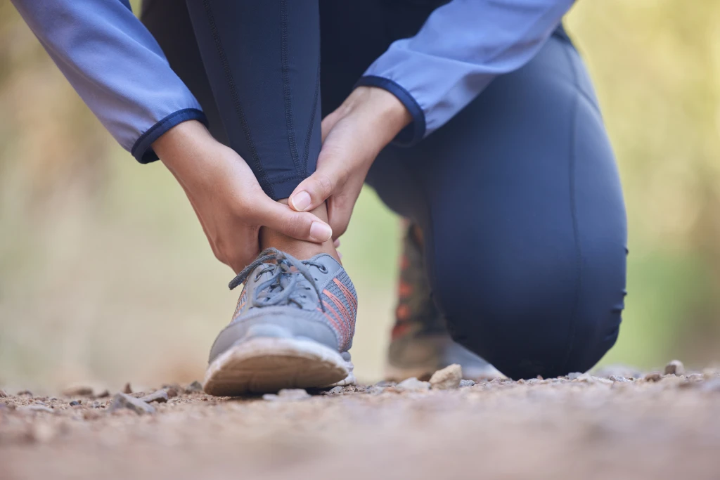 Illustration showing the affected area in Peroneal Tendonitis