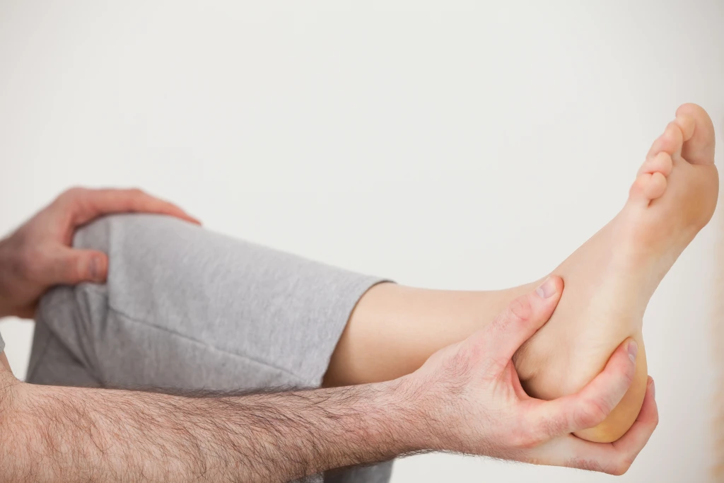 Illustration showing the affected area in Heel Bursitis
