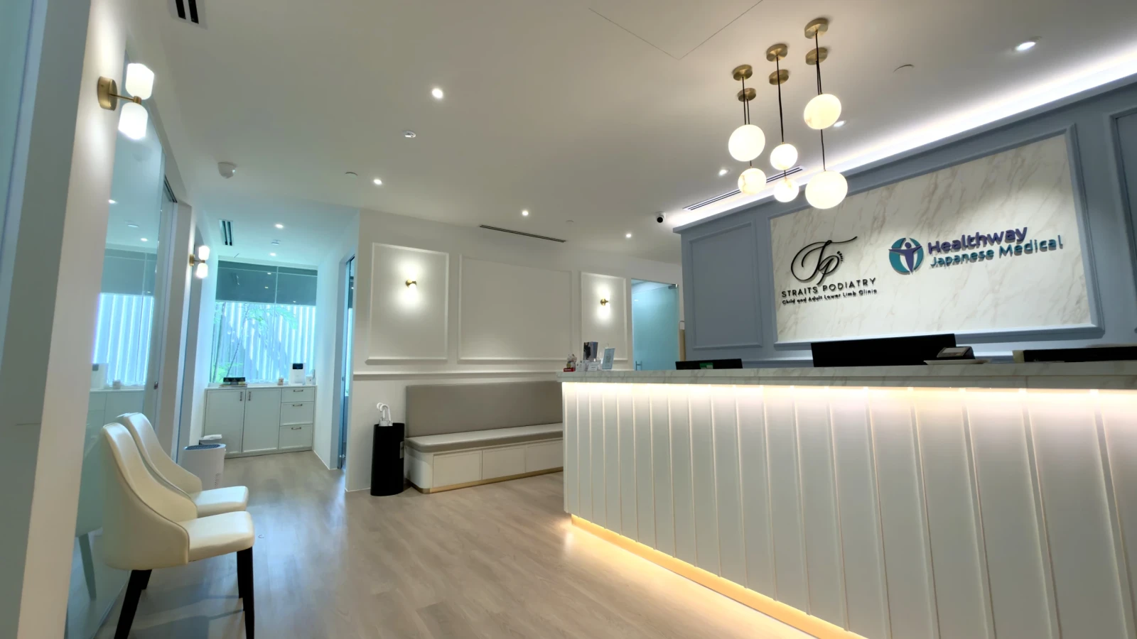 Inside the Straits Podiatry clinic at Orchard, The Centrepoint, Singapore