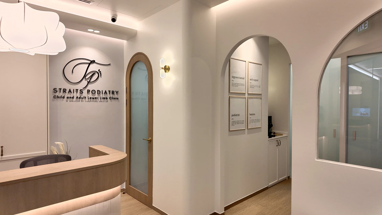 Inside the Straits Podiatry clinic at Paya Lebar, Paya Lebar Square, Singapore