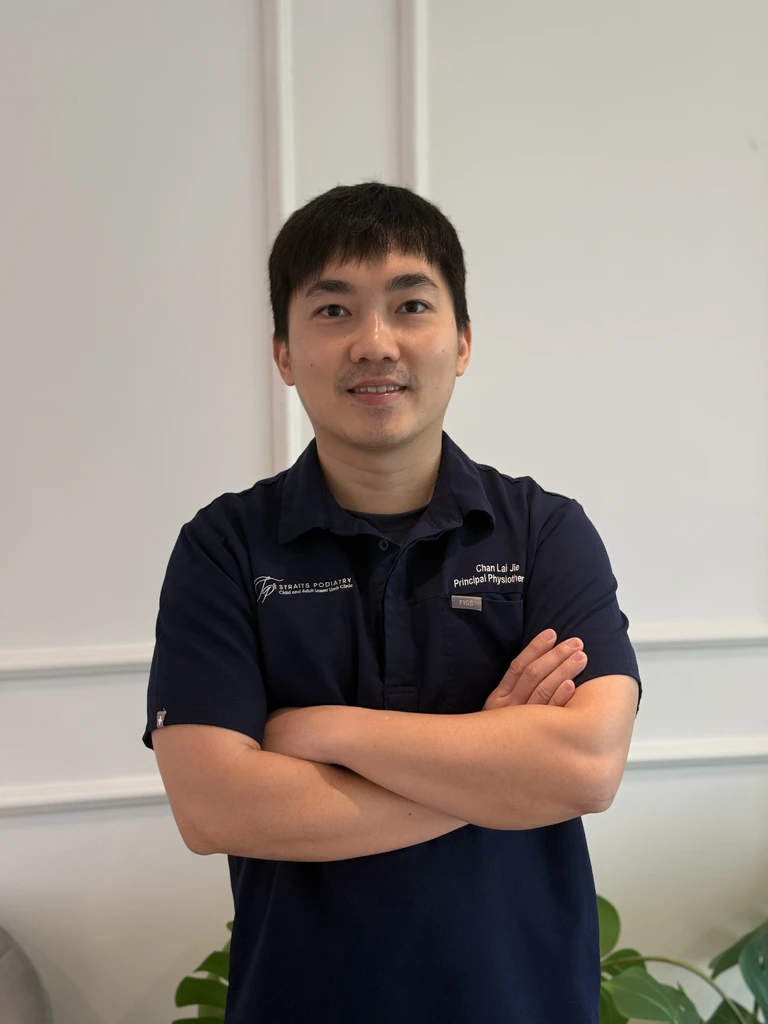 Mr Chan Lai Jie, Principal Physiotherapist at Straits Physiotherapy.